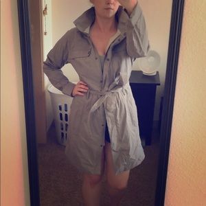 North face trench coat